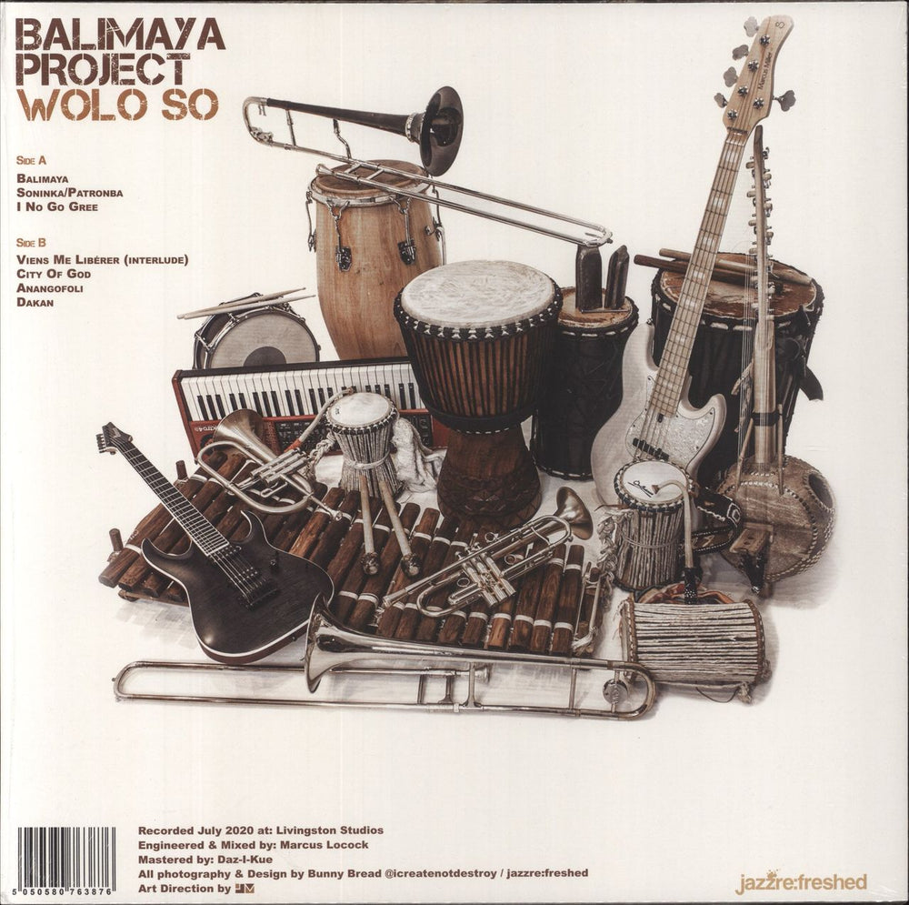 Balimaya Project Wolo So UK vinyl LP album (LP record) 5050580763876