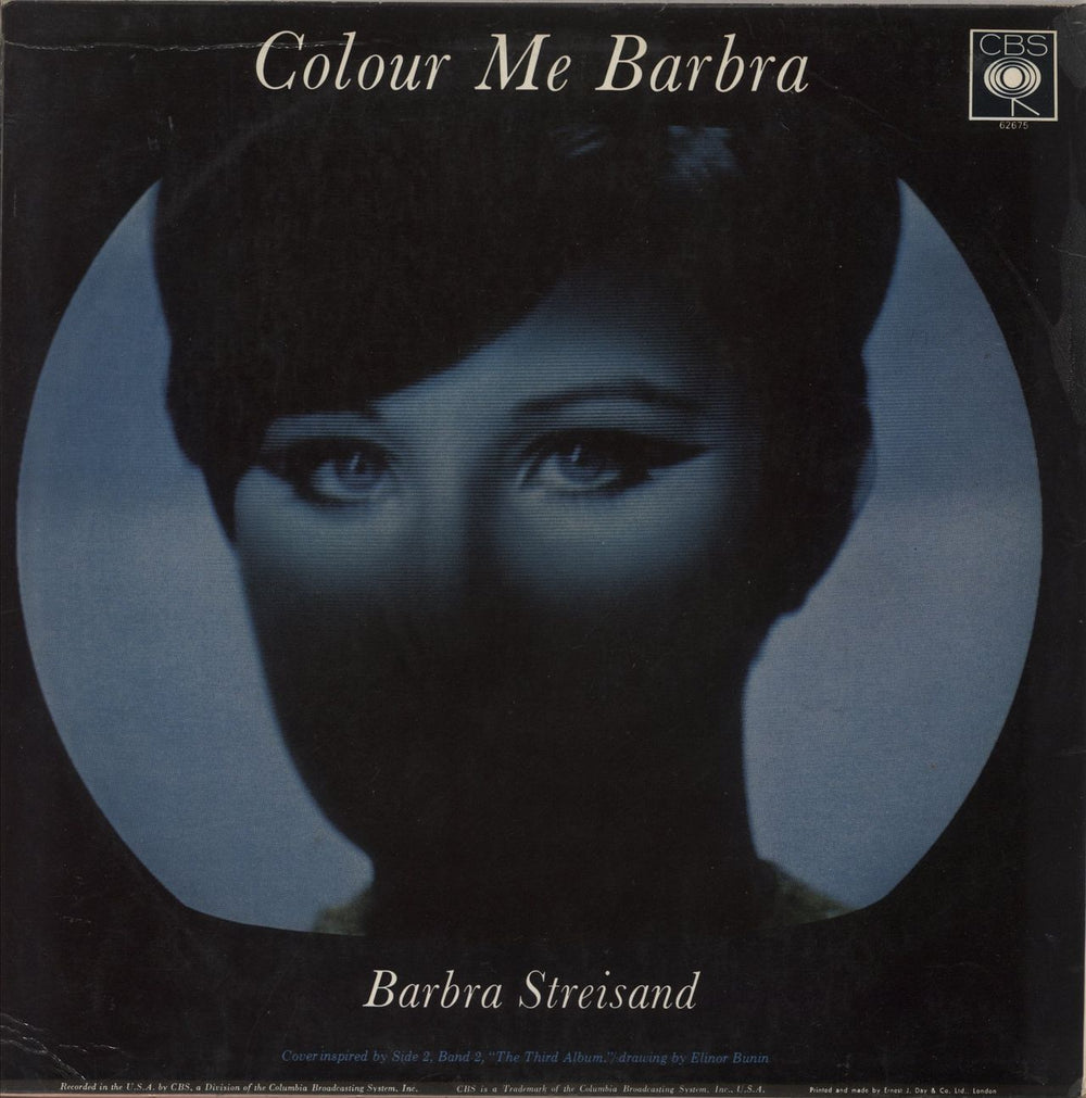 Barbra Streisand Colour Me Barbra UK vinyl LP album (LP record)
