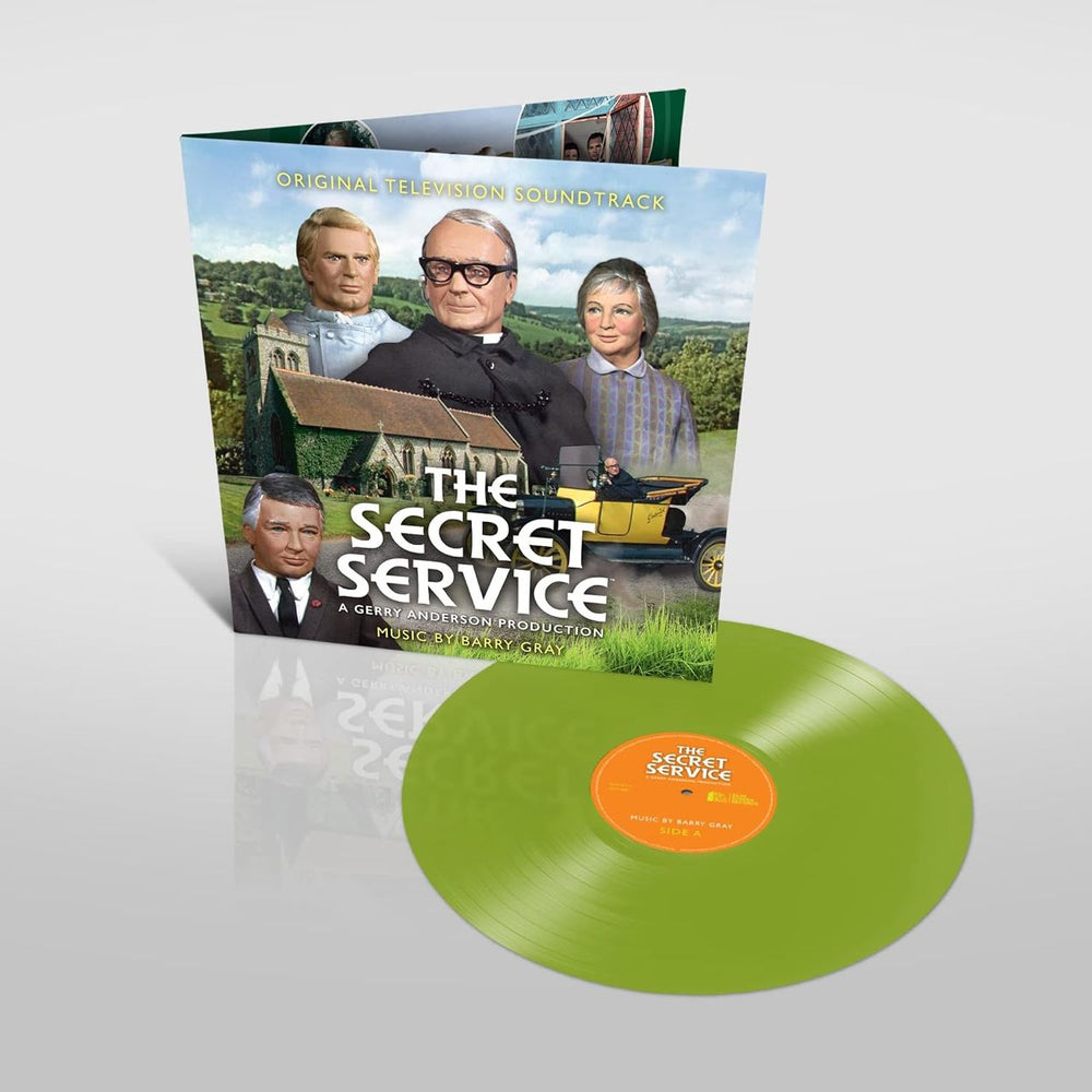 Barry Gray The Secret Service - Grass Green Coloured Vinyl + Obi UK vinyl LP album (LP record) SILLP1681