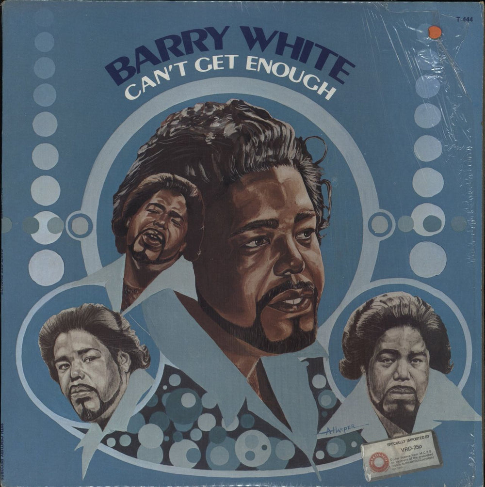 Barry White Can't Get Enough US vinyl LP album (LP record) T-444