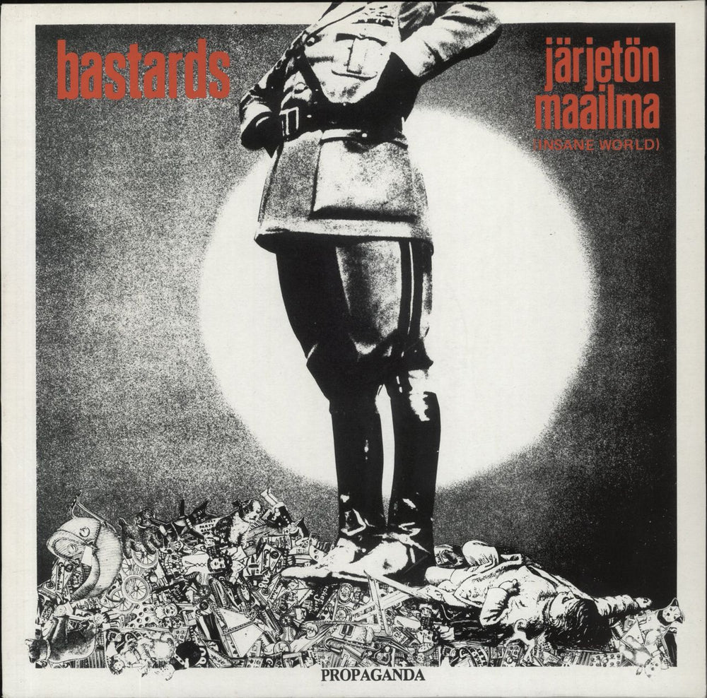 Bastards Järjetön Maailma [Insane World] Finnish vinyl LP album (LP record) ASSI-020