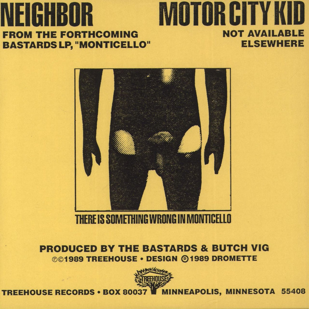 Bastards [US] Neighbor US 7" vinyl single (7 inch record / 45)