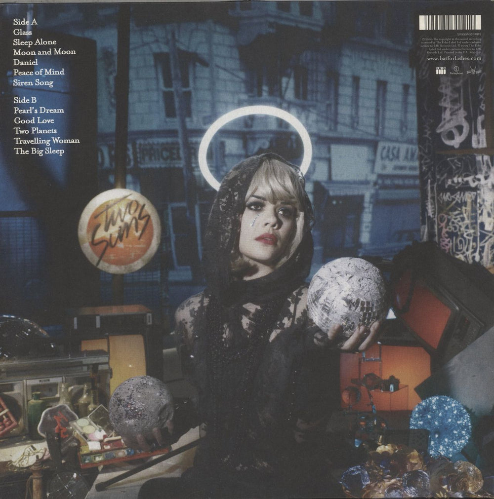 Bat For Lashes Two Suns - EX UK vinyl LP album (LP record) 5099969301919