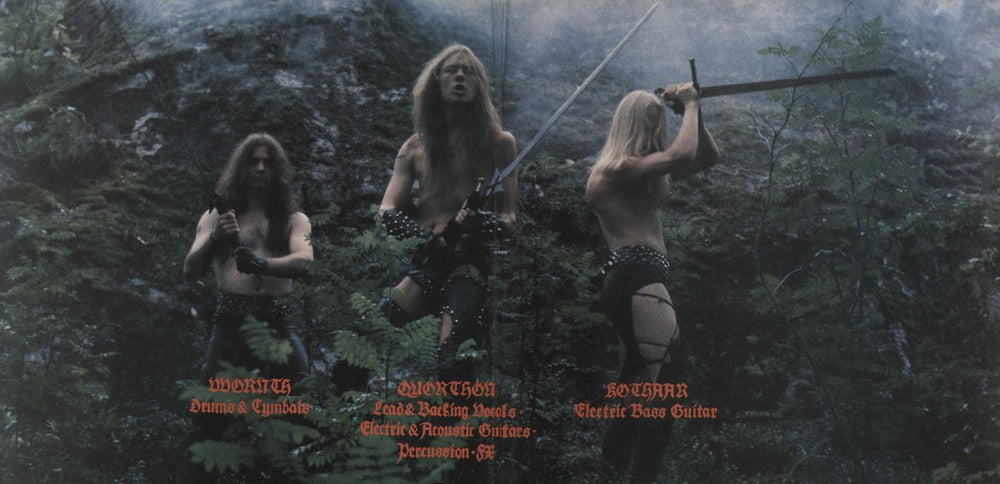 Bathory Blood Fire Death - EX UK vinyl LP album (LP record)