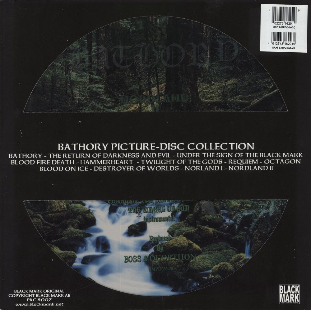 Bathory Nordland II UK picture disc LP (vinyl picture disc album) 4012743162019