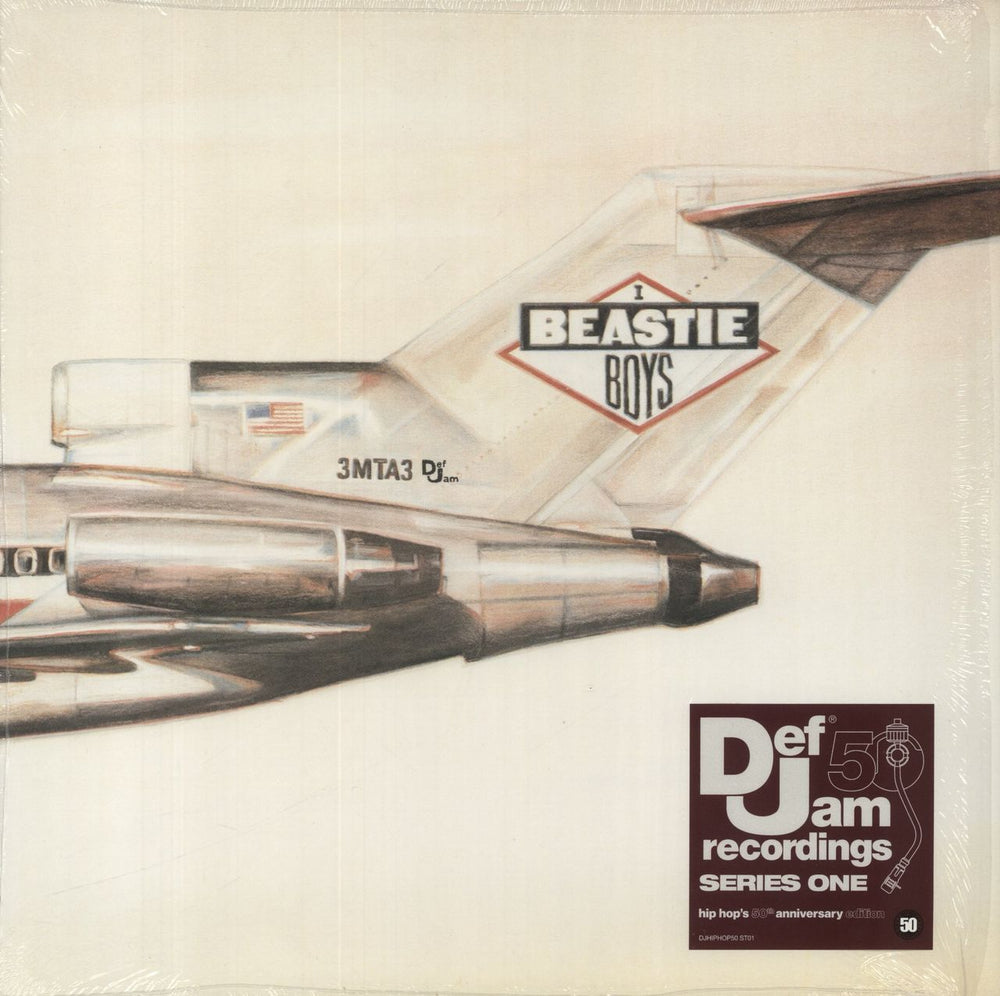 Beastie Boys Licensed To Ill - Maroon Opaque Vinyl UK vinyl LP album (LP record) B0038097-01