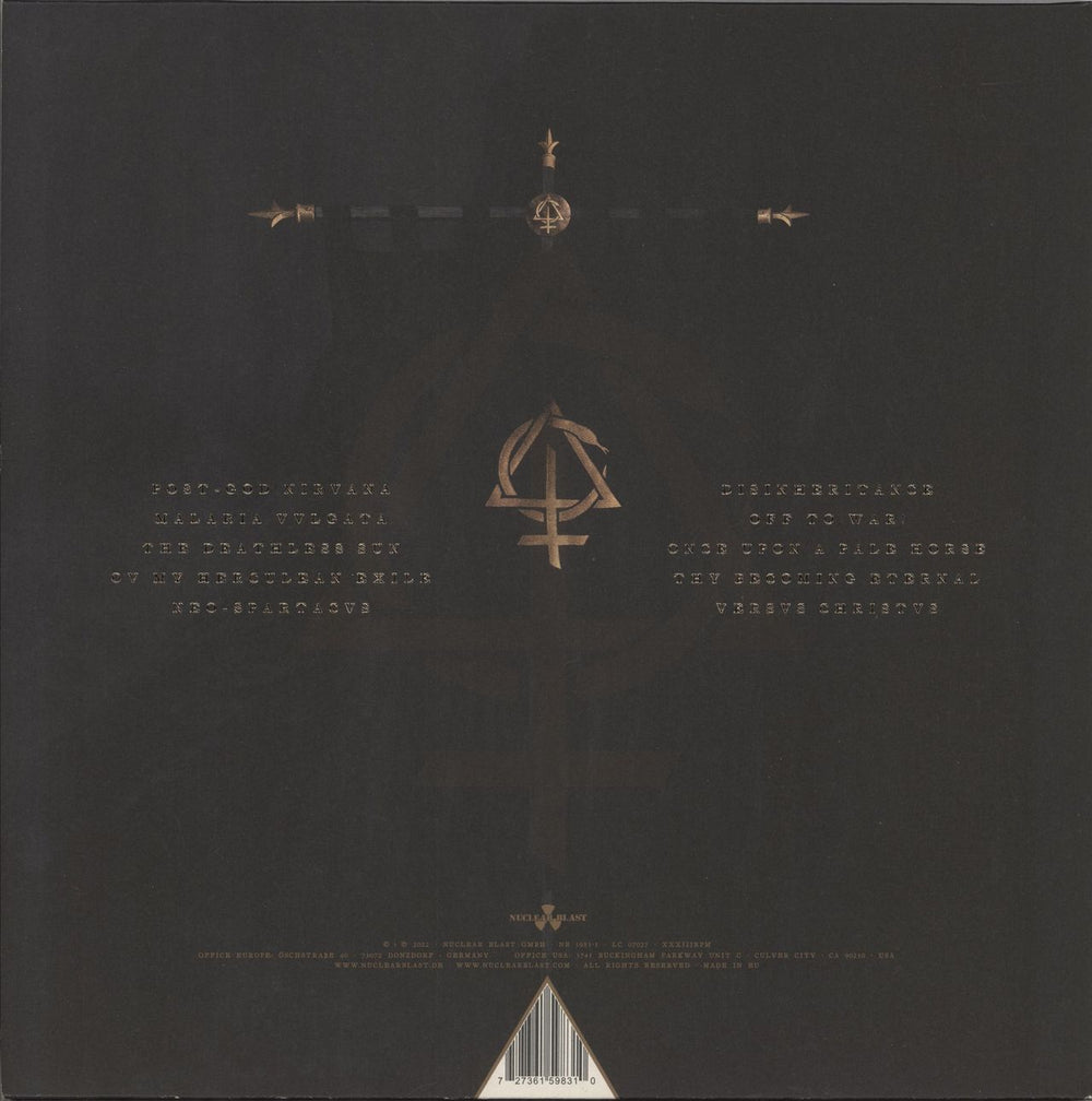 Behemoth Opvs Contra Natvram - Picture Disc UK picture disc LP (vinyl picture disc album)