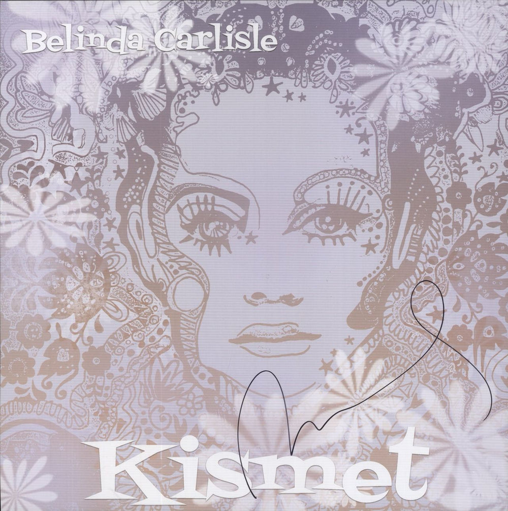 Belinda Carlisle Kismet - Purple Vinyl - Sealed + Autographed Print UK 12" vinyl single (12 inch record / Maxi-single) CAR12KI854358