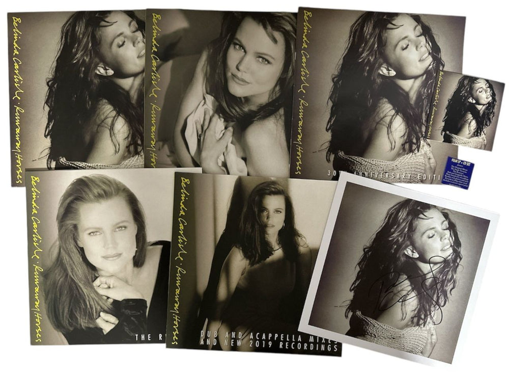 Belinda Carlisle Runaway Horses - 30th Anniversary Edition - 180gm White Vinyl + CD + Signed Print UK Vinyl Box Set CARVXRU847292