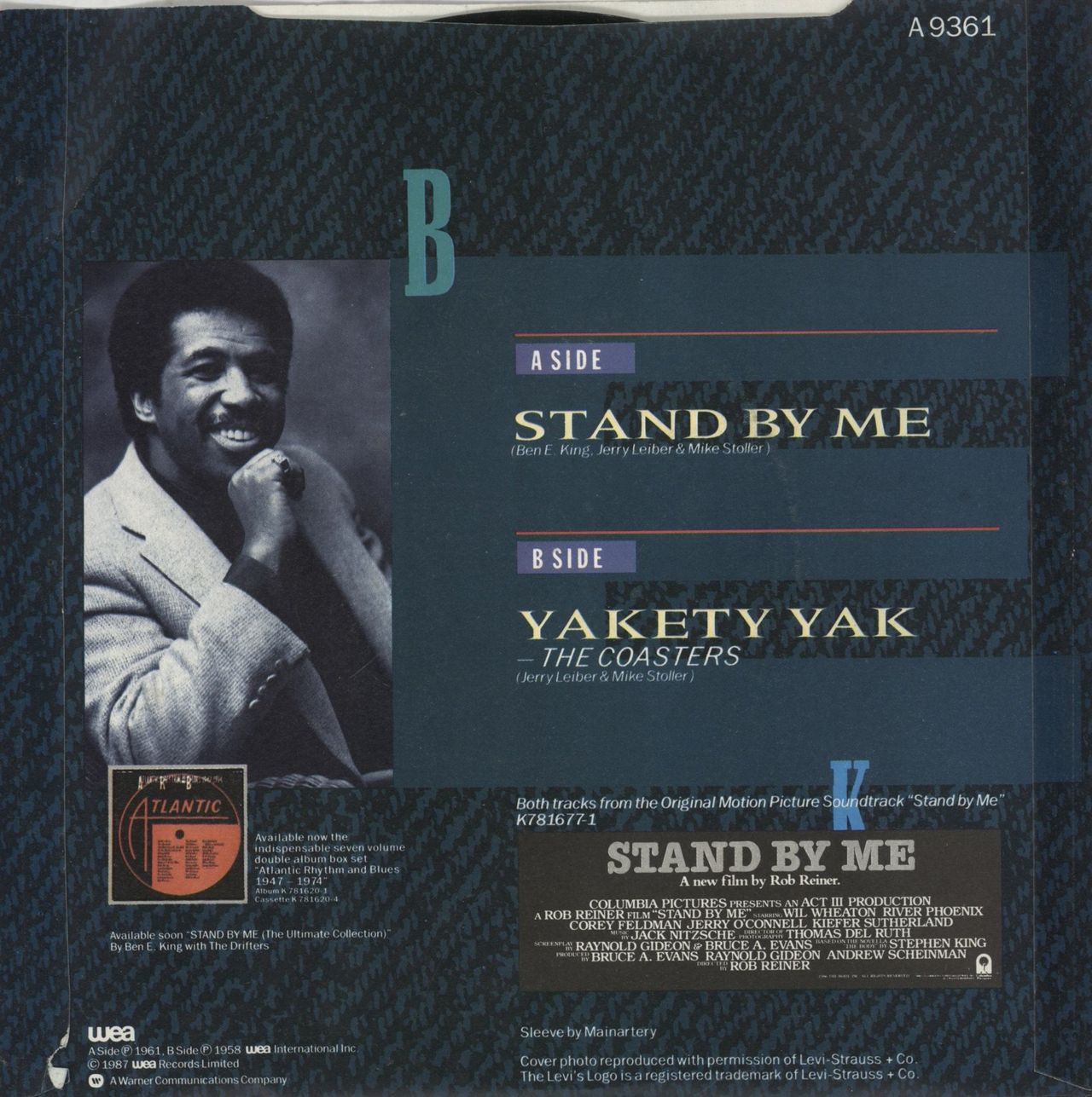 Ben E. King Stand By Me - P/S - Solid UK 7" vinyl single (7 inch record / 45)
