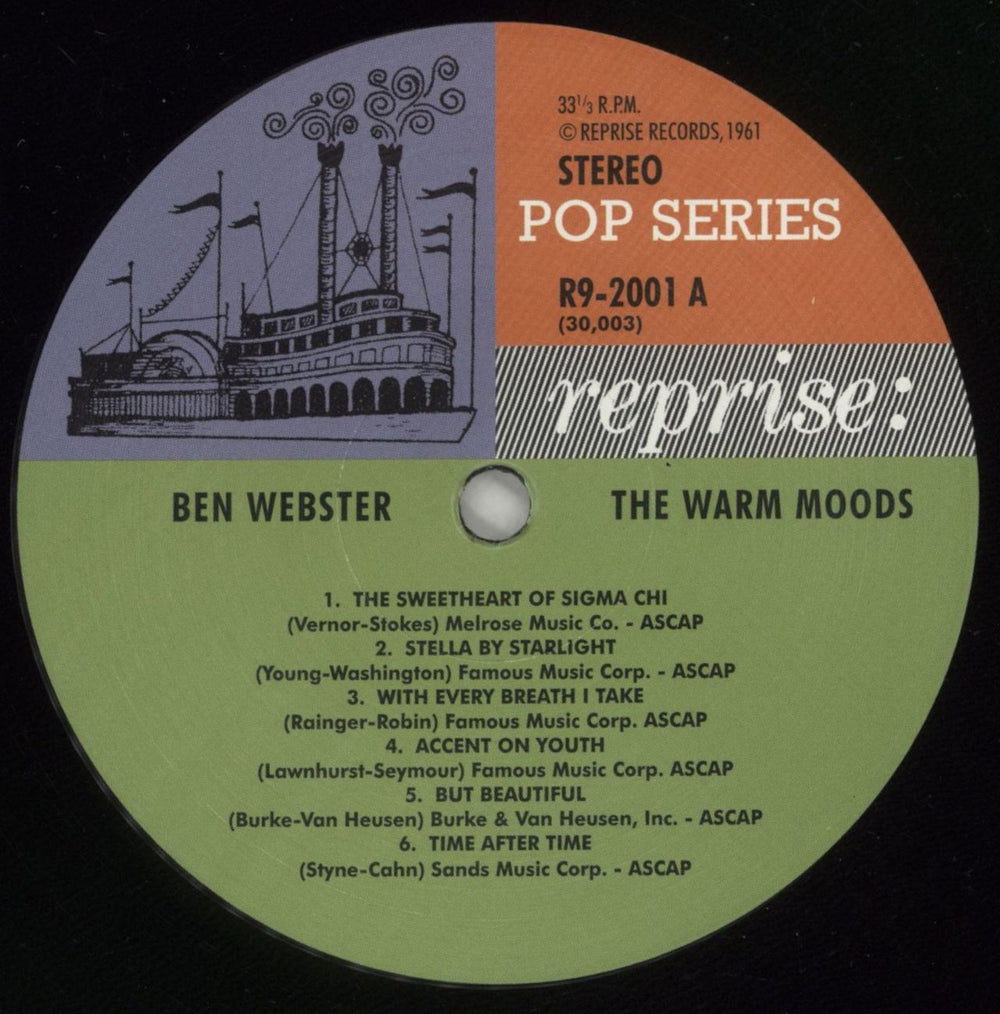 Ben Webster The Warm Moods - 180gm UK vinyl LP album (LP record) BNWLPTH864527