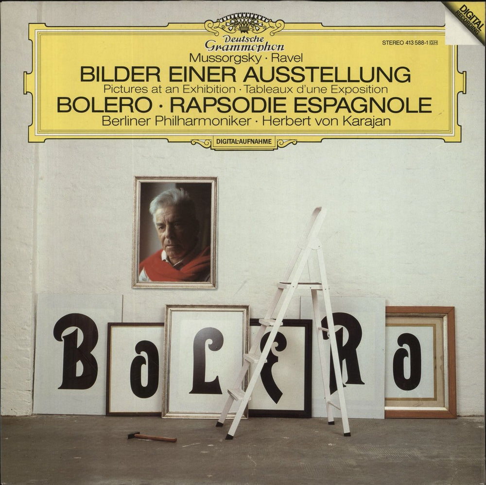 Berliner Philharmoniker Ravel's Bolero & Rapsodie Espagnole / Mussorgsky's Bilder Einer Ausstellung Dutch vinyl LP album (LP record) 413588-1