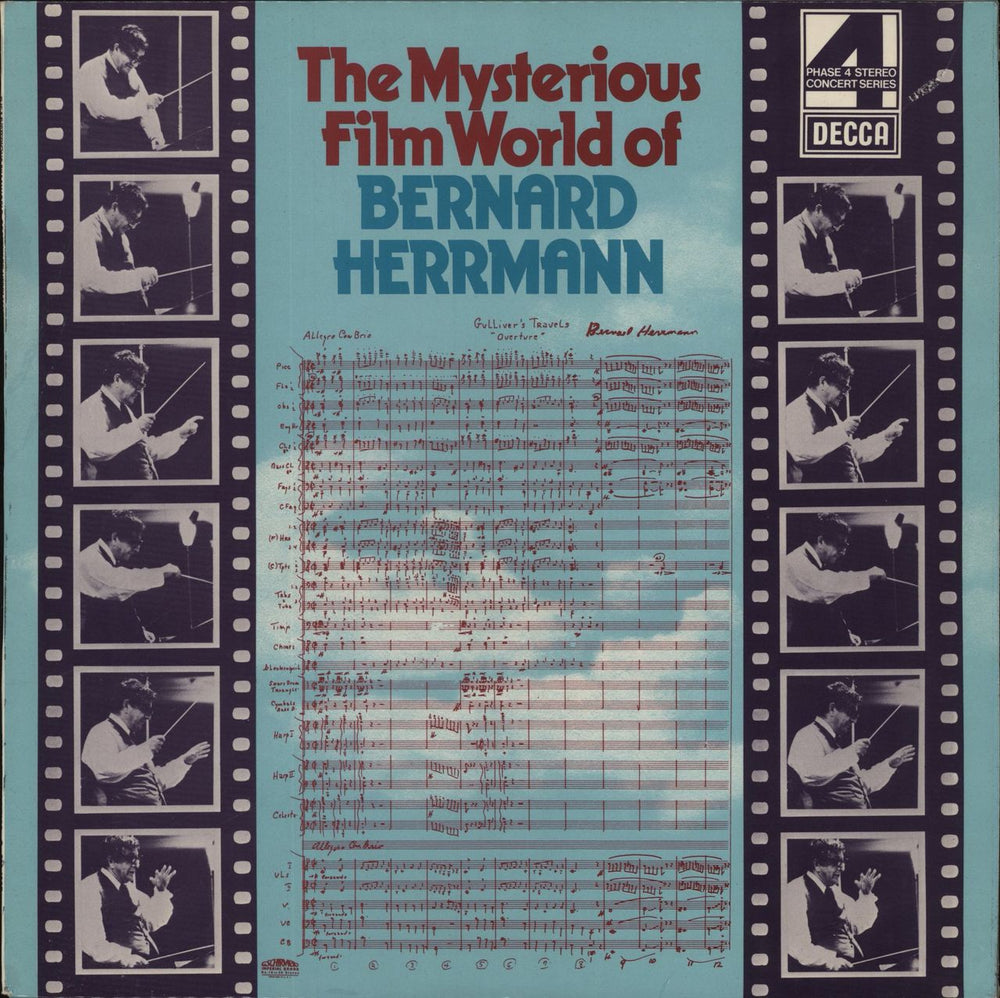 Bernard Herrmann The Mysterious Film World Of Bernard Herrmann UK vinyl LP album (LP record) PFS4337