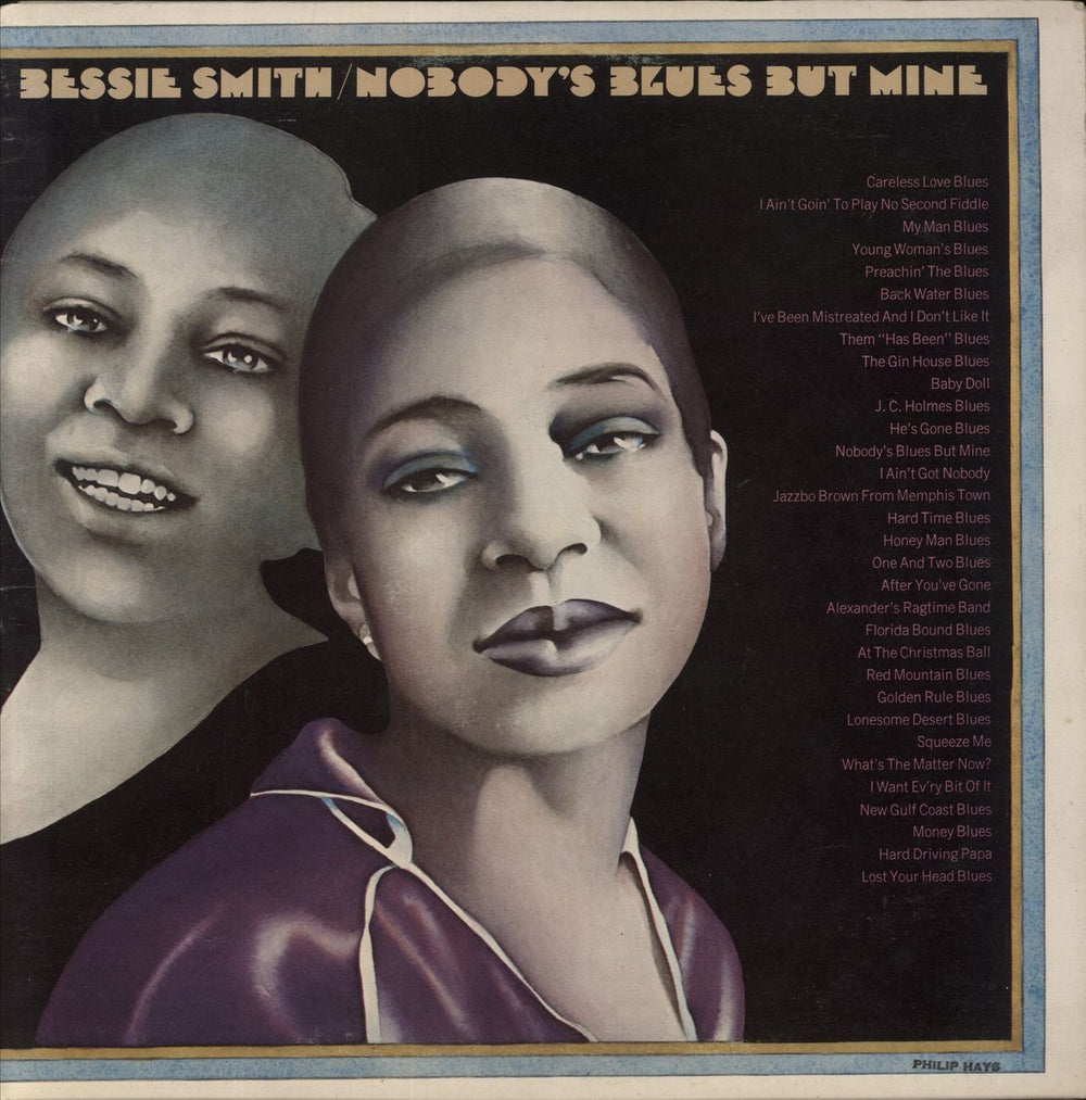 Bessie Smith Nobody's Blues But Mine UK 2-LP vinyl record set (Double LP Album) 67232