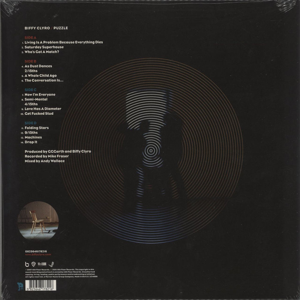 Biffy Clyro Puzzle - RSD 2015 - Sealed UK 2-LP vinyl record set (Double LP Album) 825646178216