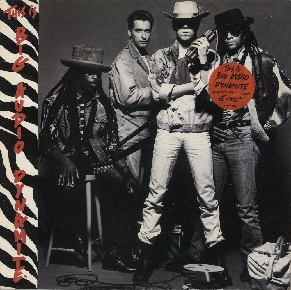 Big Audio Dynamite This Is Big Audio Dynamite - 2nd - Hype sticker - EX UK vinyl LP album (LP record) 26714