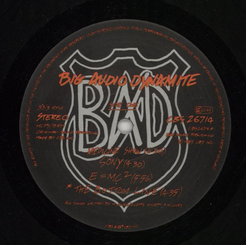 Big Audio Dynamite This Is Big Audio Dynamite - 2nd - Hype sticker - EX UK vinyl LP album (LP record) BADLPTH869251