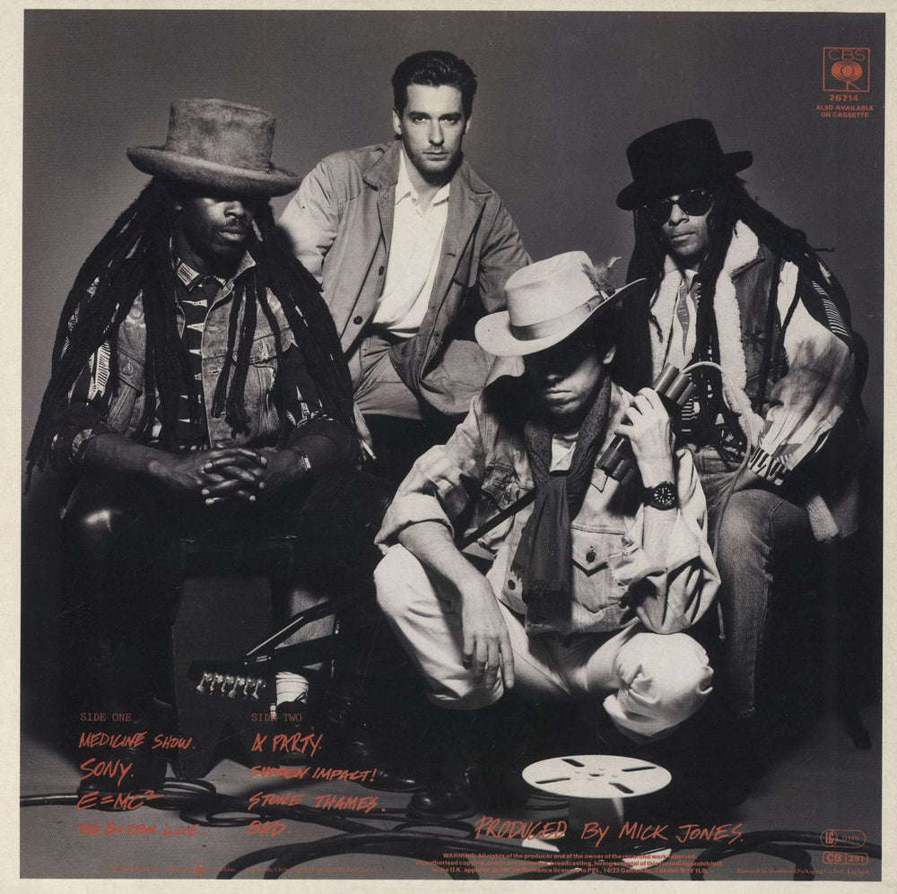 Big Audio Dynamite This Is Big Audio Dynamite + inner UK vinyl LP album (LP record)