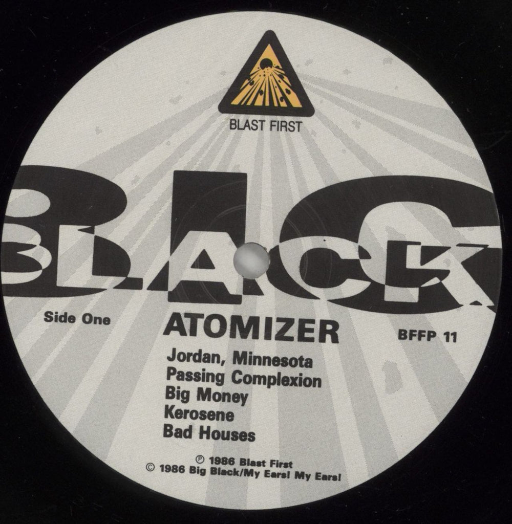 Big Black Atomizer UK vinyl LP album (LP record) BACLPAT332020