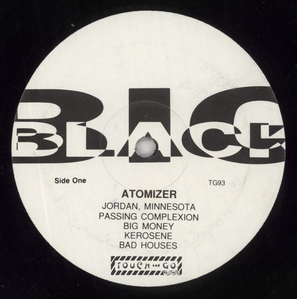 Big Black Atomizer US vinyl LP album (LP record) BACLPAT851025