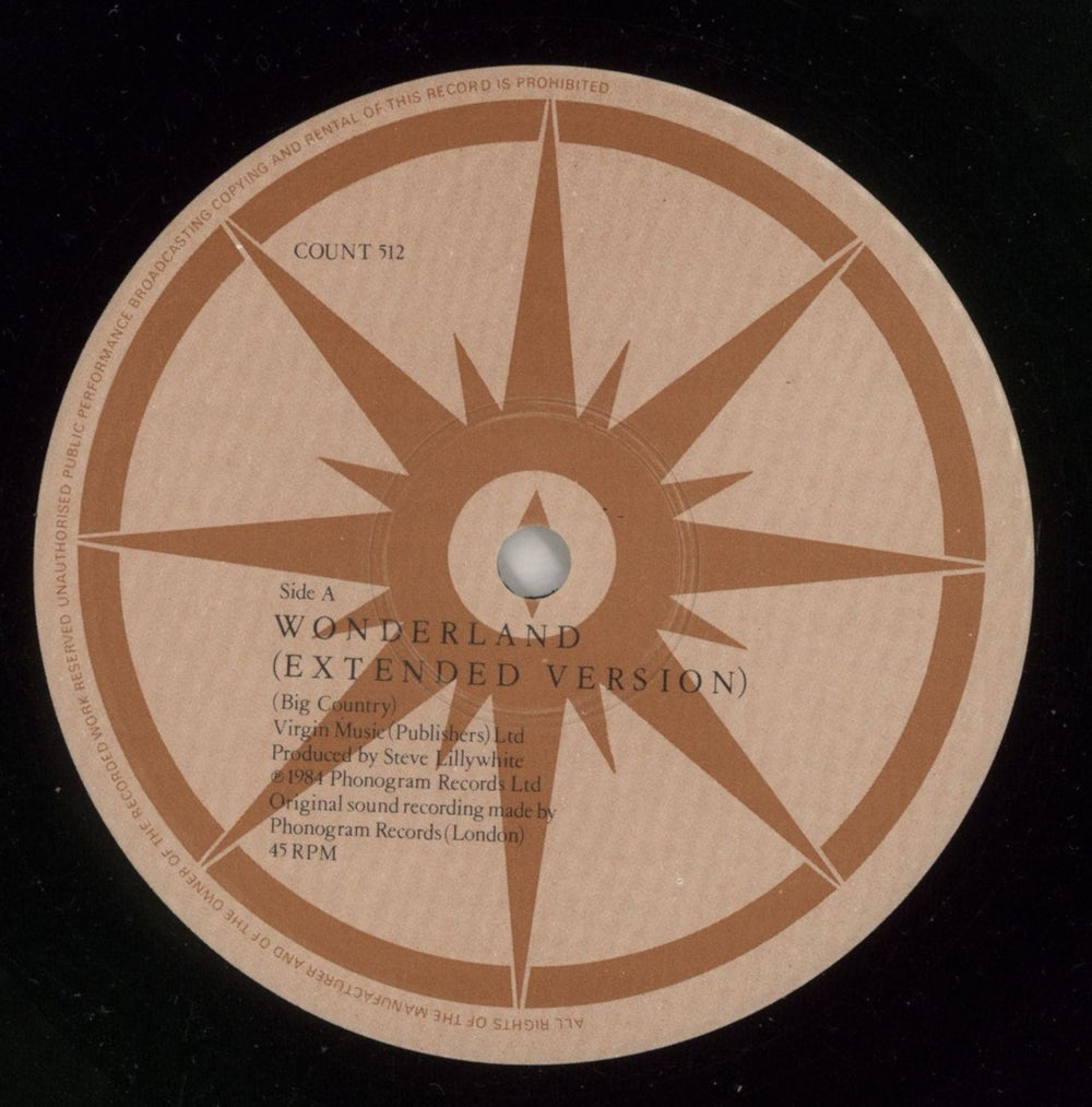 Big Country Wonderland (Extended Version) UK 12" vinyl single (12 inch record / Maxi-single) BIG12WO14525