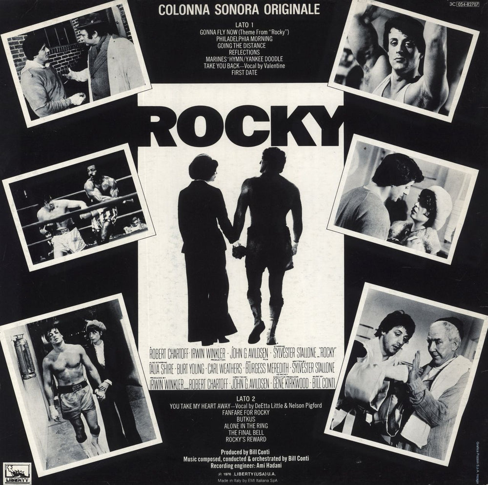 Bill Conti Rocky Italian vinyl LP album (LP record)