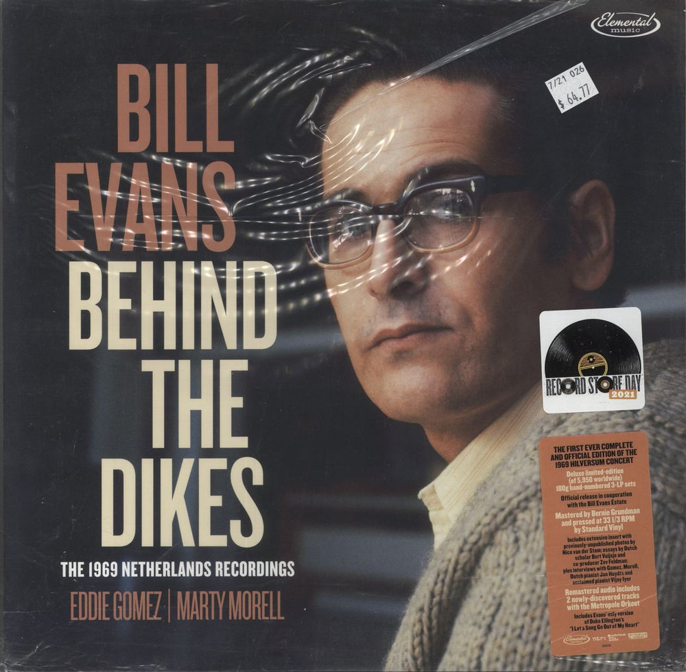 Bill Evans (Piano) Behind The Dikes: The 1969 Netherlands Recordings Canadian 3-LP vinyl record set (Triple LP Album) 5990539