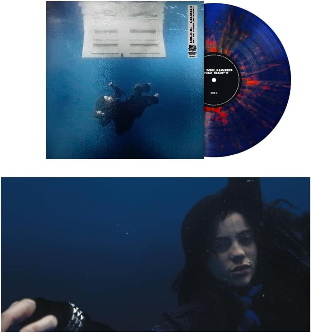 Billie Eilish Hit Me Hard And Soft - One Year Anniversary Edition - Splatter BioVinyl + Poster UK vinyl LP album (LP record) 7816147