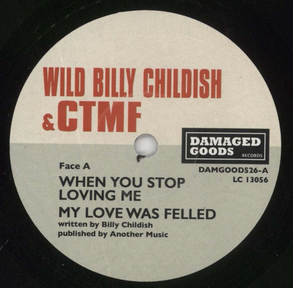 Billy Childish Marc Riley Session Radio 6 UK 7" vinyl single (7 inch record / 45) BLC07MA859467