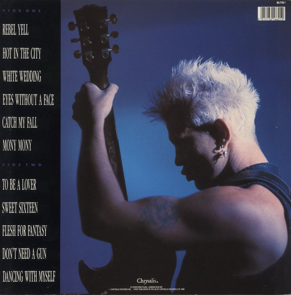 Billy Idol Idol Songs + Bonus Album UK 2-LP vinyl record set (Double LP Album) 5013136166019