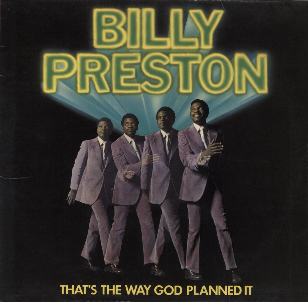 Billy Preston That's The Way God Planned It - EX UK vinyl LP album (LP record) SAPCOR9