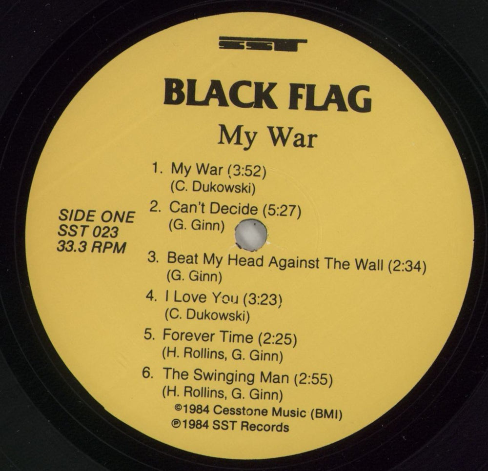 Black Flag My War US vinyl LP album (LP record) BD7LPMY403670