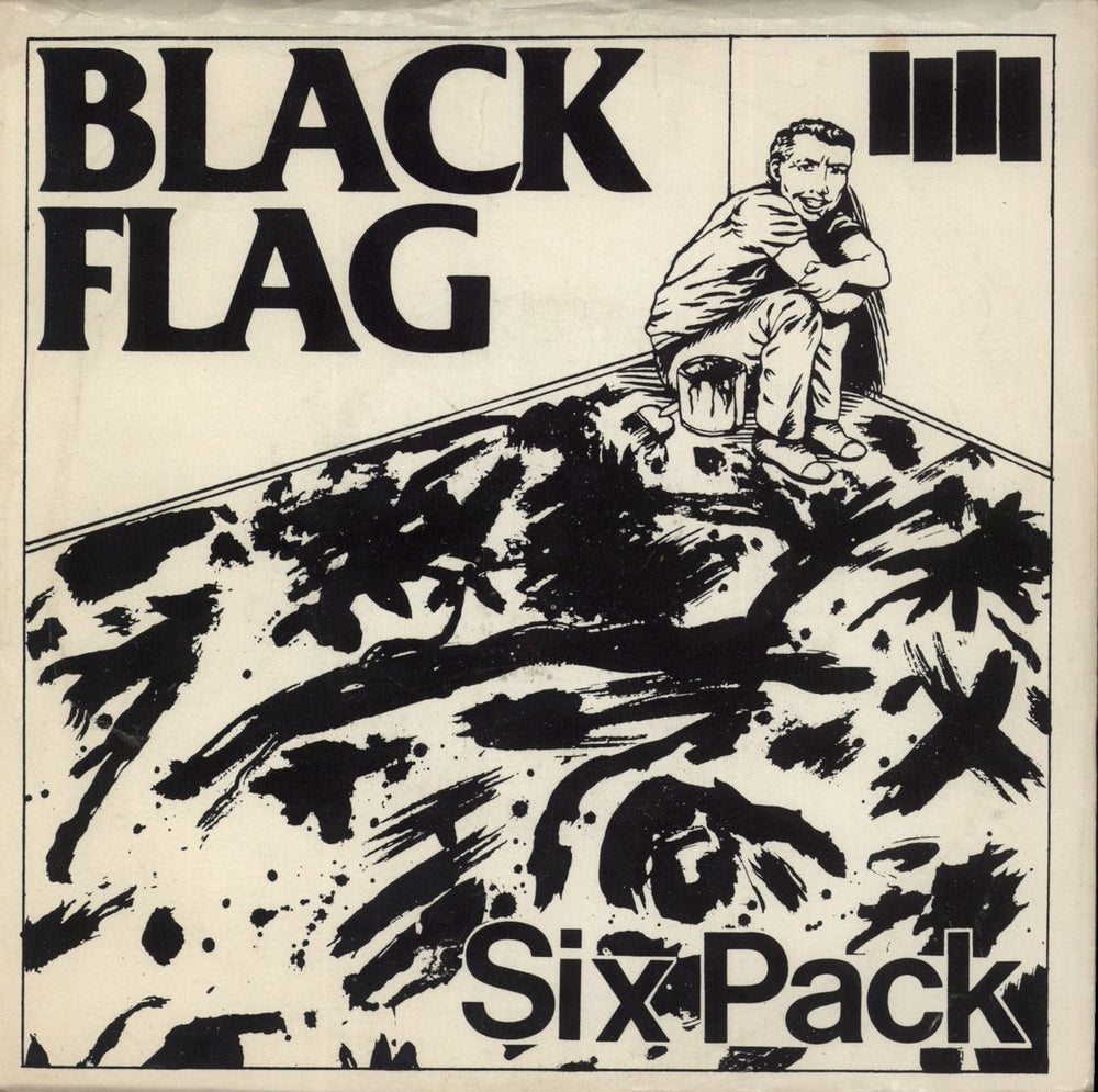 Black Flag Six Pack US 7" vinyl single (7 inch record / 45) SST005