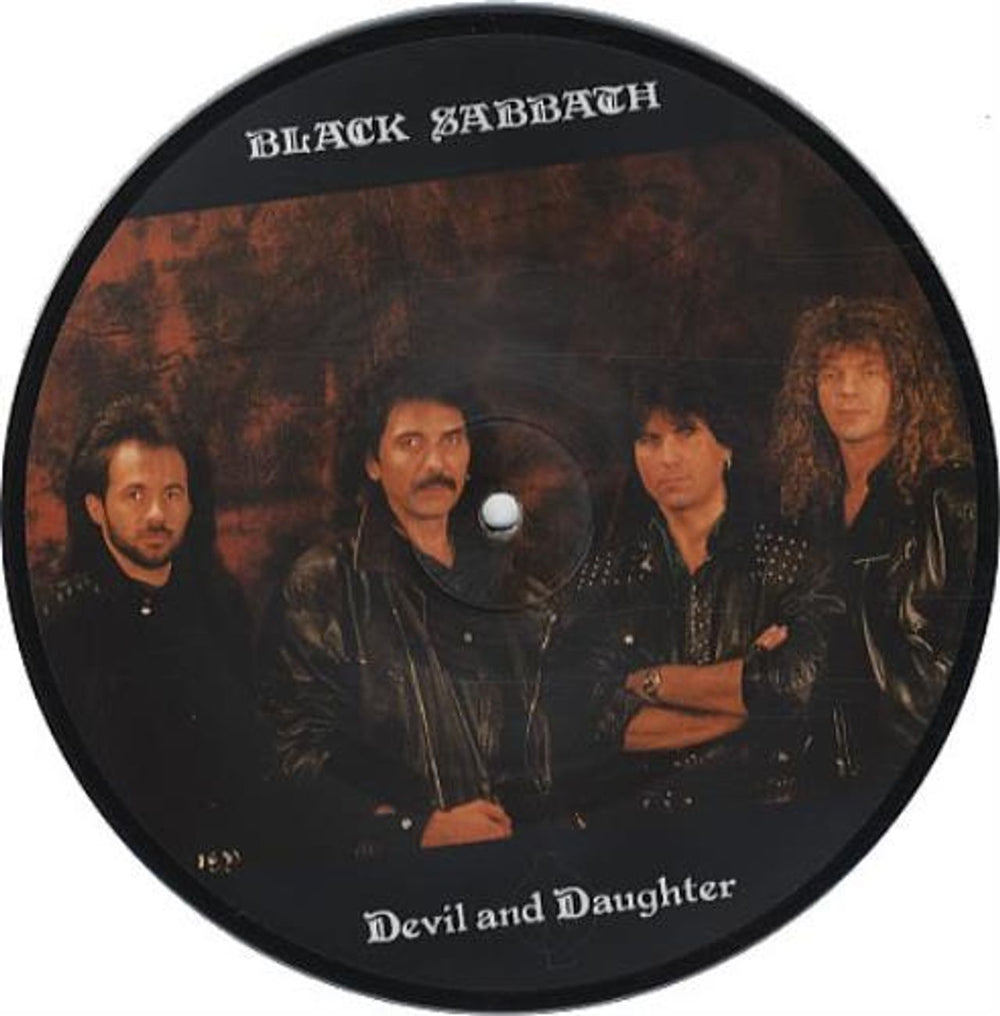 Black Sabbath Devil And Daughter UK 7" vinyl picture disc (7 inch picture disc single) EIRSPD115