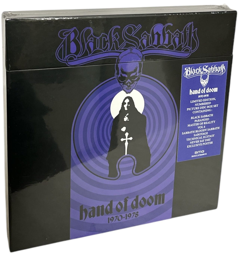 Black Sabbath Hand Of Doom 1970-1978 - Sealed UK Vinyl Box Set BMGCAT860BOX