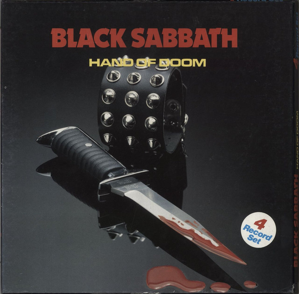 Black Sabbath Hand Of Doom Spanish 4-LP vinyl album record set JS9016/4