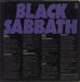 Black Sabbath Master Of Reality - 1st + inner UK vinyl LP album (LP record)