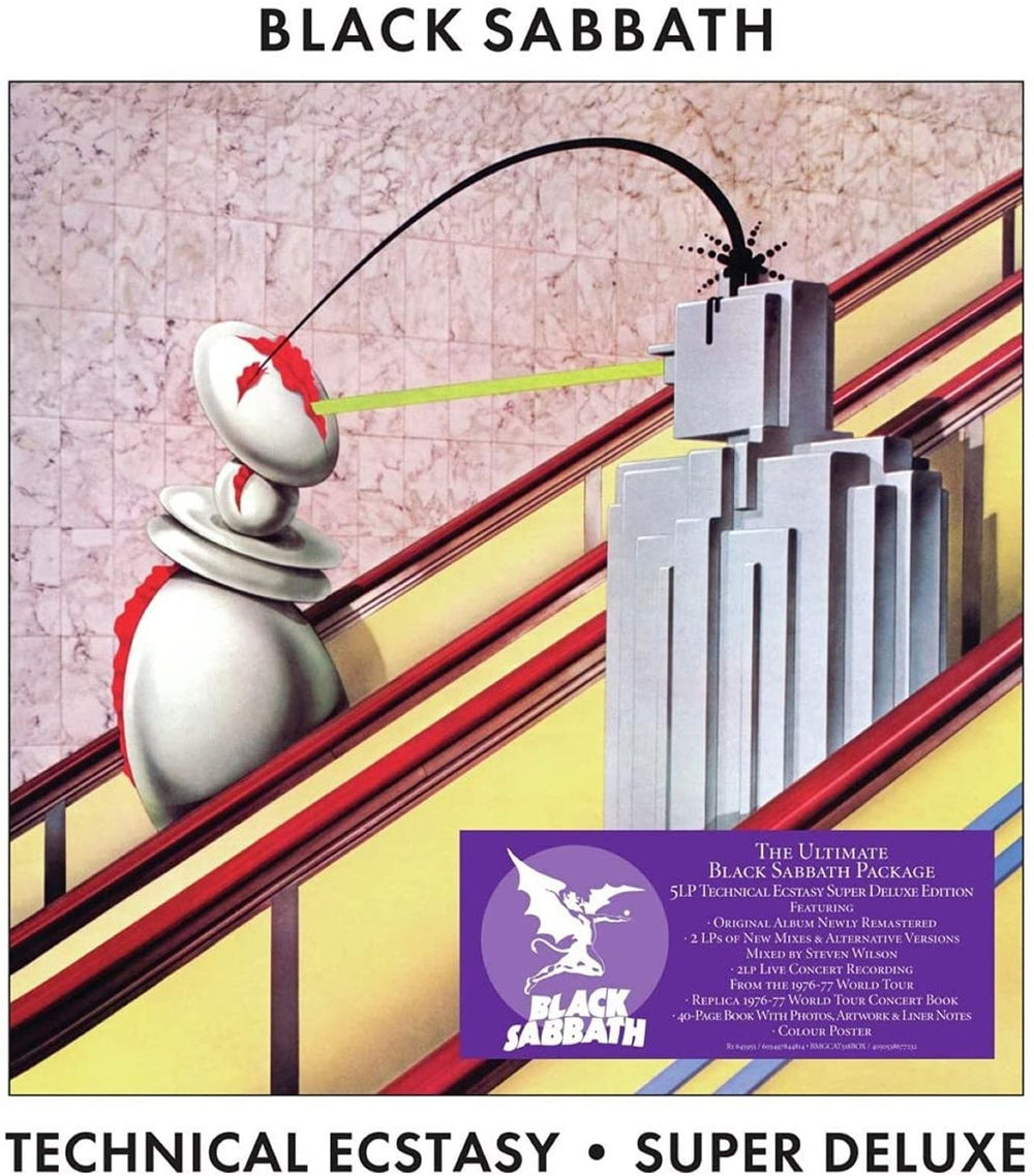 Black Sabbath Technical Ecstasy - Super Deluxe 5LP Edition - Sealed UK Vinyl Box Set BLKVXTE776441