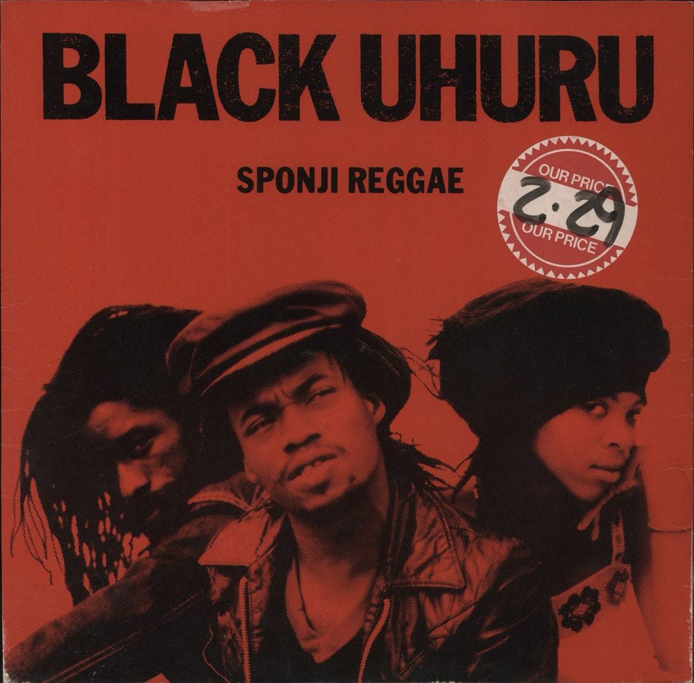 Black Uhuru Sponji Reggae UK 12" vinyl single (12 inch record / Maxi-single) 12WIP6695