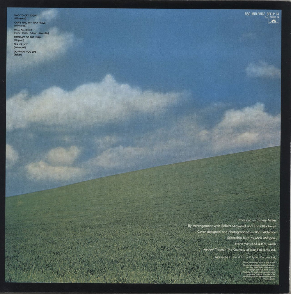 Blind Faith Blind Faith UK vinyl LP album (LP record)