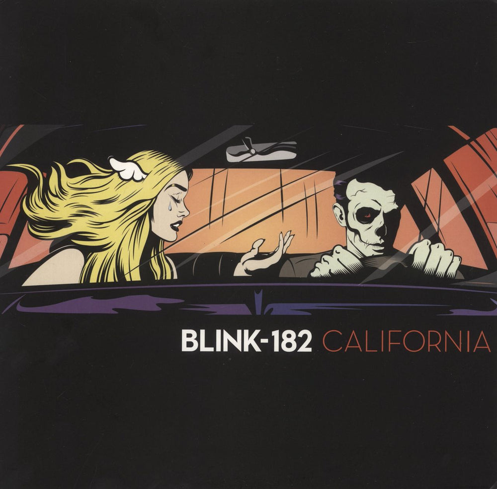 Blink 182 California - Silver Vinyl UK vinyl LP album (LP record) 538212721