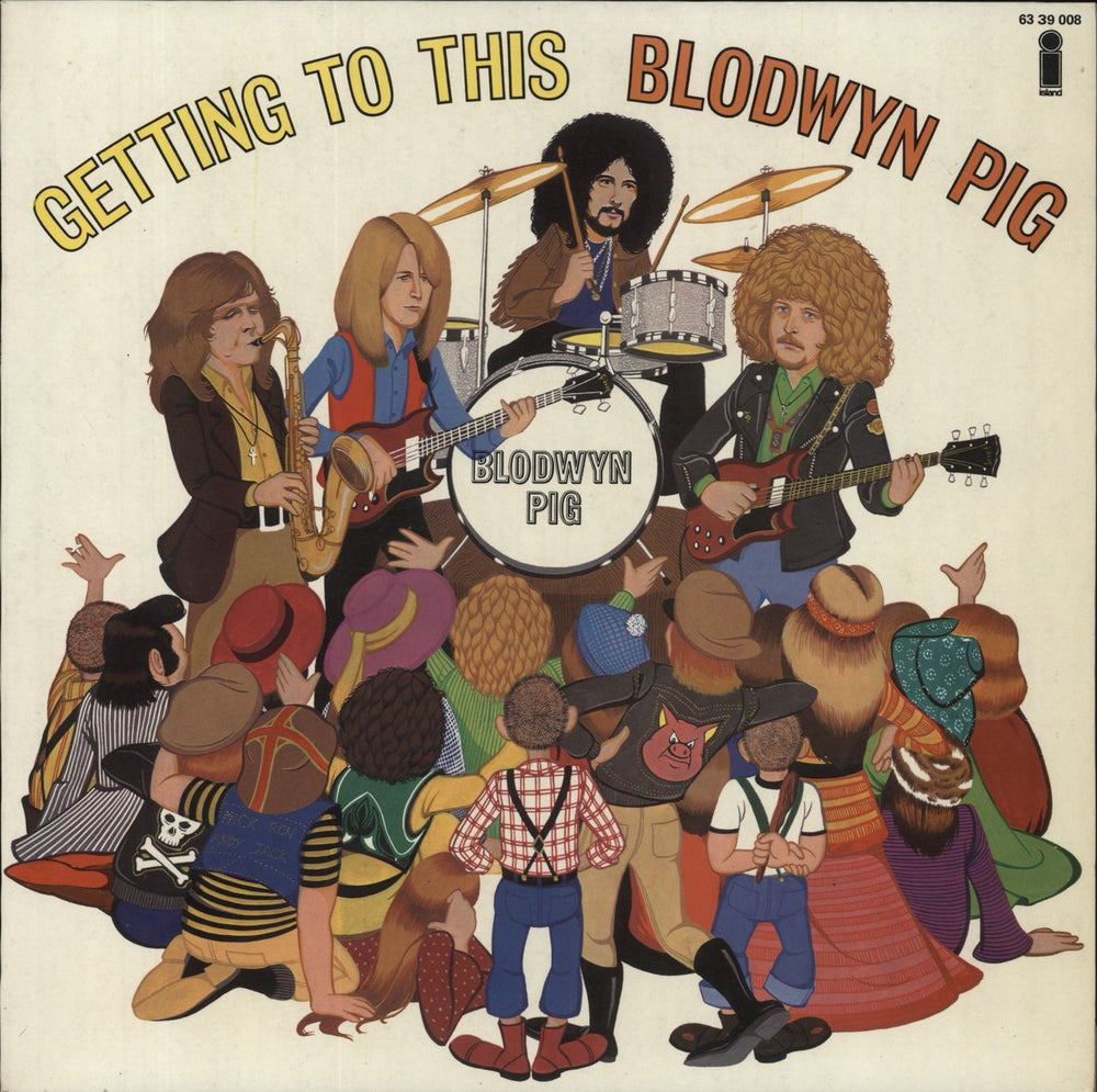 Blodwyn Pig Getting To This - 1st Spanish vinyl LP album (LP record) 6339008