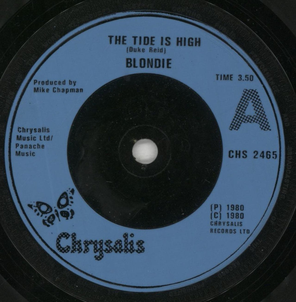 Blondie The Tide Is High - P/S UK 7" vinyl single (7 inch record / 45) BLO07TH48175