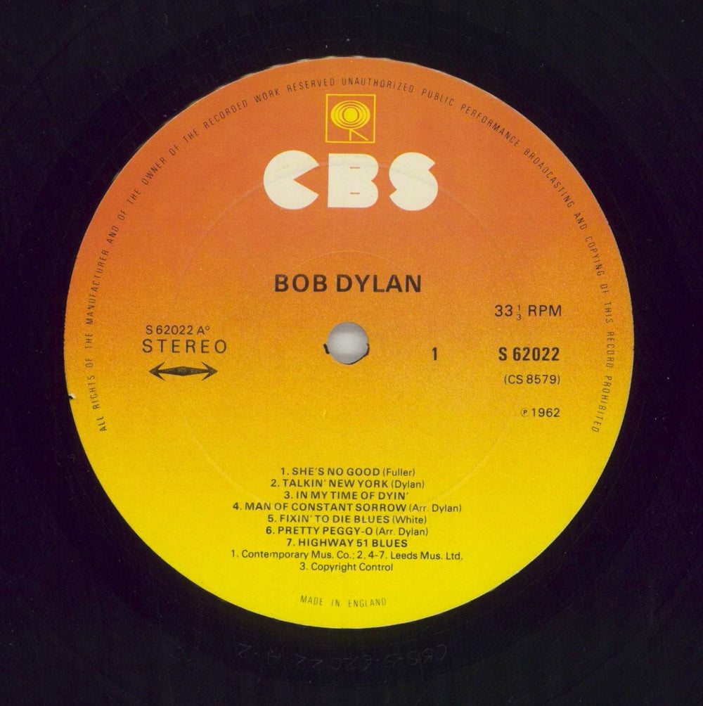 Bob Dylan Bob Dylan - Late 70s UK vinyl LP album (LP record) DYLLPBO577817