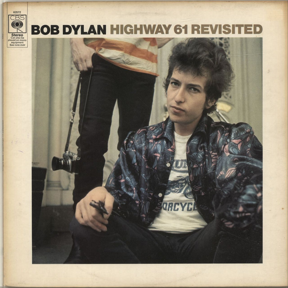 Bob Dylan Highway 61 Revisited - plain orange - EX UK vinyl LP album (LP record) 62572