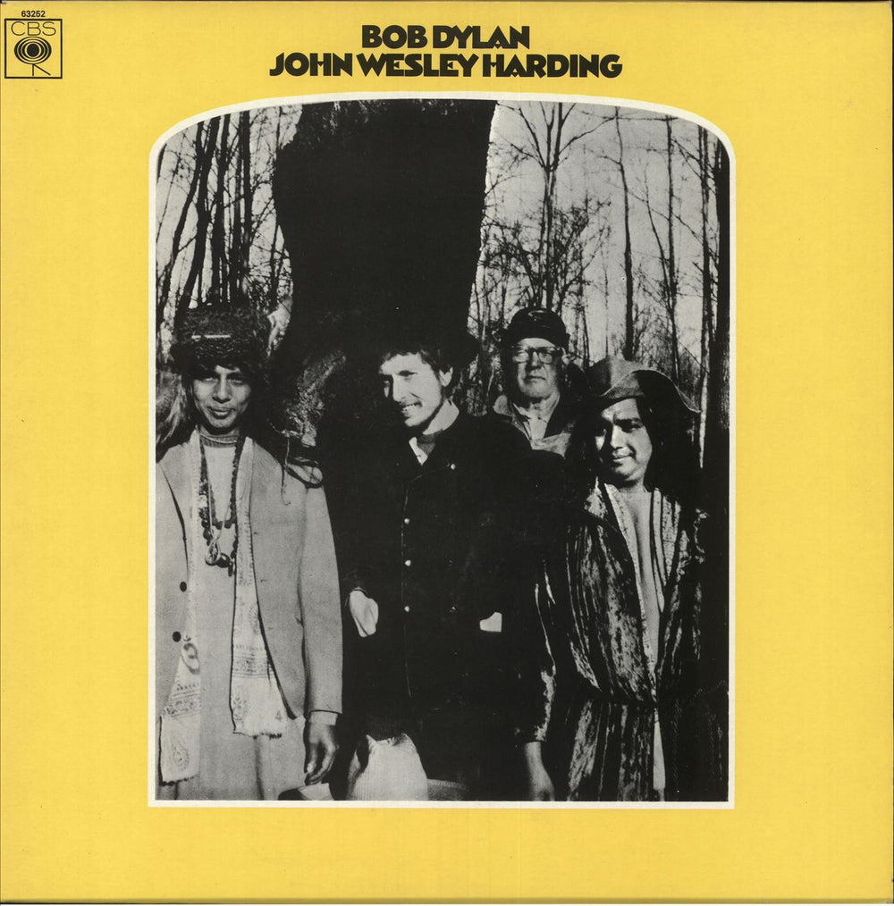 Bob Dylan John Wesley Harding - 4th UK vinyl LP album (LP record) 63252