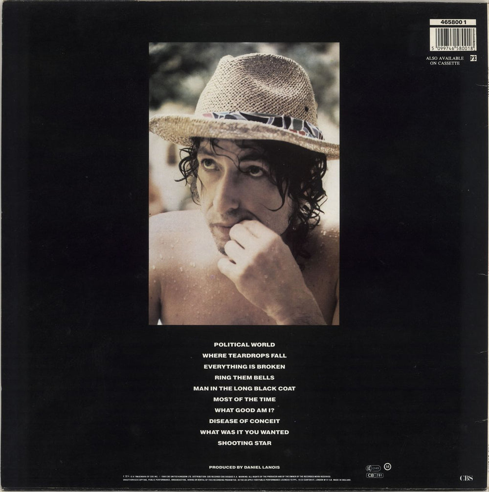 Bob Dylan Oh Mercy UK vinyl LP album (LP record) 5099746580018