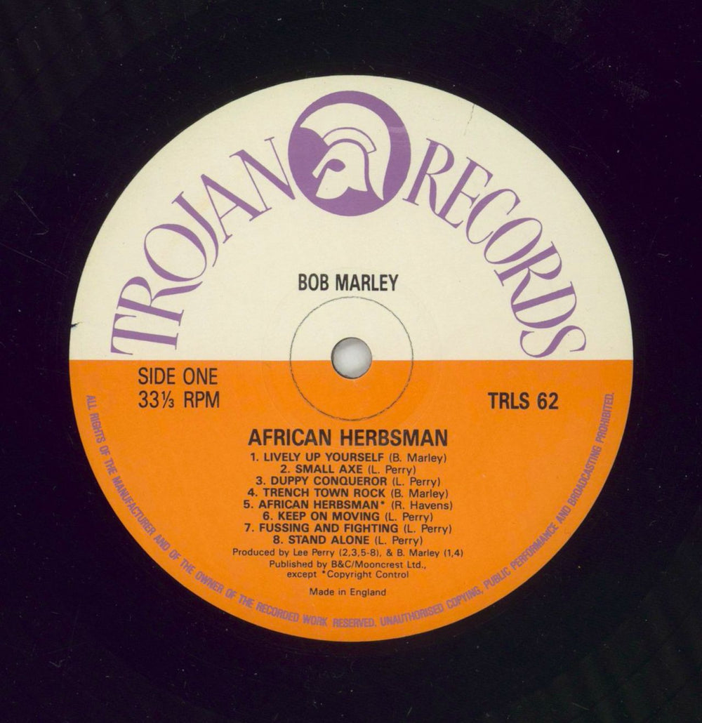 Bob Marley & The Wailers African Herbsman - Shrink UK vinyl LP album (LP record) BMLLPAF868591