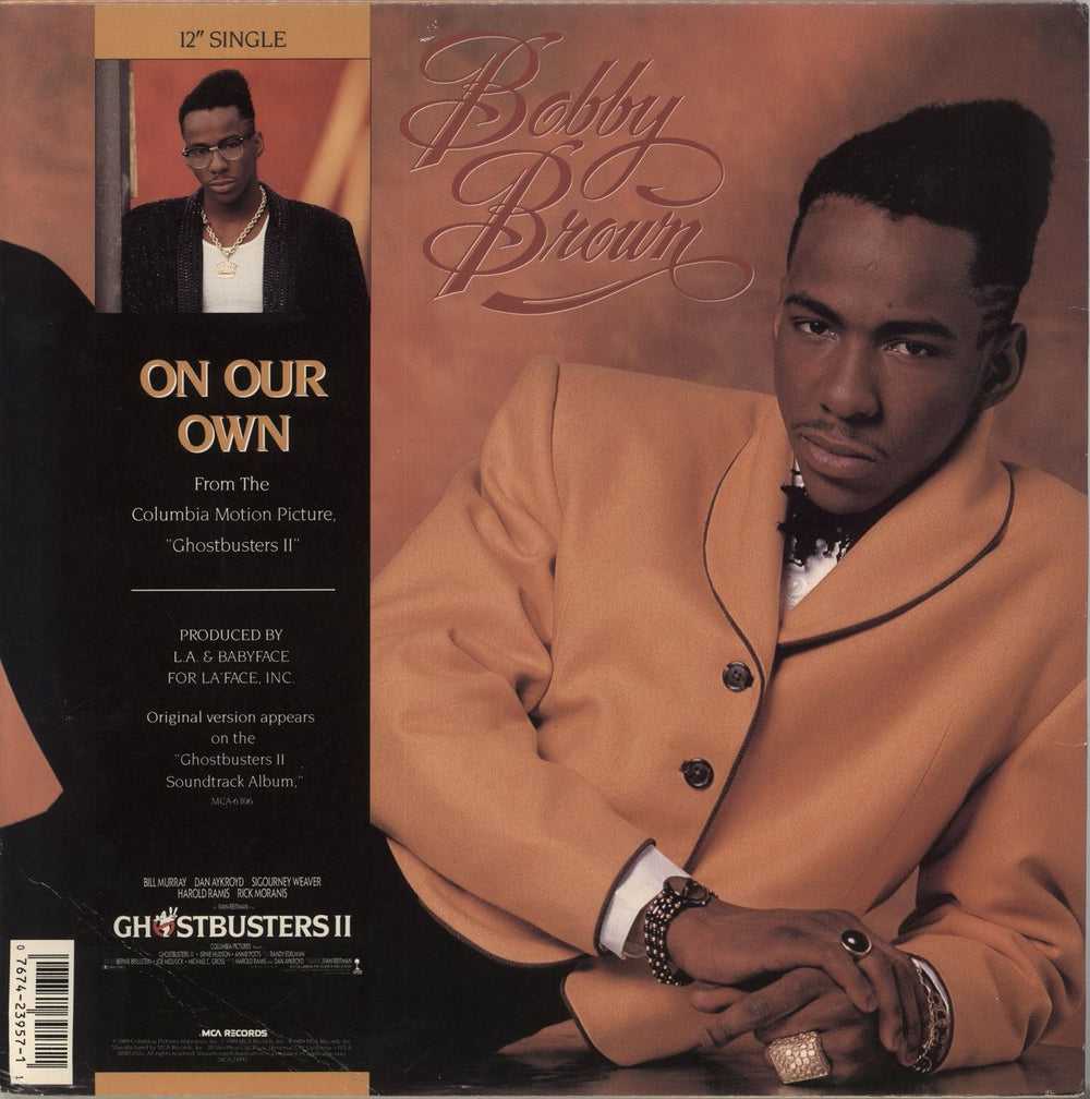 Bobby Brown On Our Own US 12" vinyl single (12 inch record / Maxi-single) 076742395711