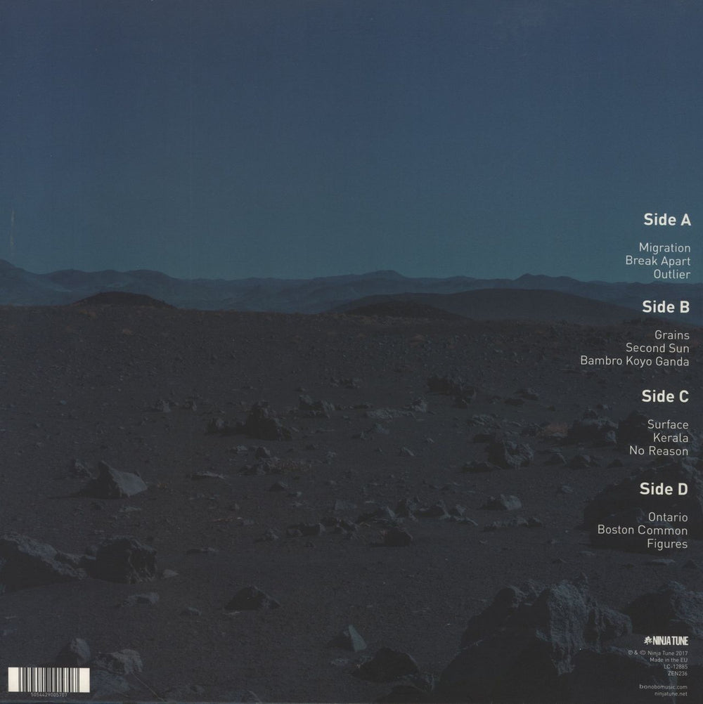 Bonobo Migration - 180gm Vinyl UK 2-LP vinyl record set (Double LP Album) 5054429005707